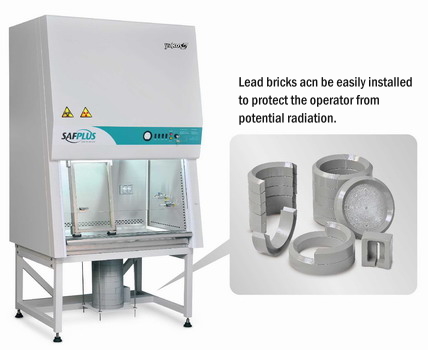 Class II A2 Radiopharmacy Shielded Safety Cabinet